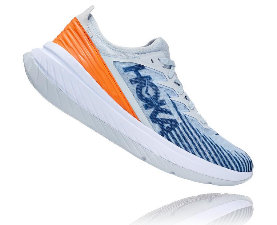 Hoka One One Tenisky Damske Biele/Modre - Carbon X-SPE - 13652-INQH